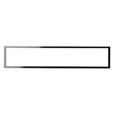 Simon 100 frame for 5 elements, black