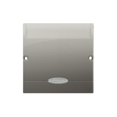 Made-to-order product, Double hotel room switch with indicator light, (module), Simon Basic, IP20, 10A, satin, metallized