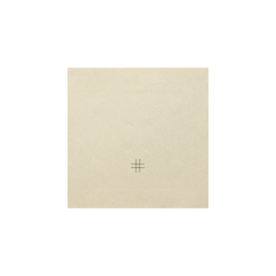 Simon 55 single button for switches and push buttons, champagne matt