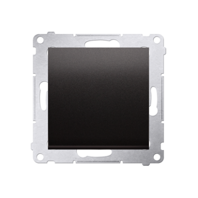 Simon 54 two-way switch without pictogram, (module), 10AX, quick connection, anthracite, metalic