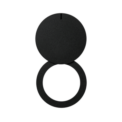 Simon 100 viewer cover for German socket outlet, black