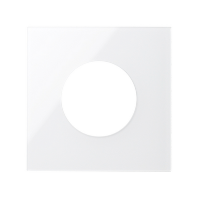 Simon 100 cover for Euroamerican socket outlet, white