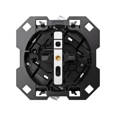 Two-pole socket outlet 16A 250V with 1click® terminal connection system Simon 100, 16A
