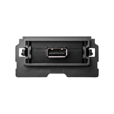 Viena USB jungtis, 2.0, A tipo moteriškoji (1/2 mechanizmas, be tvirtinimo rėmo)