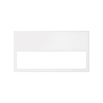 Simon 100 frame minimum 2 elements, white matt