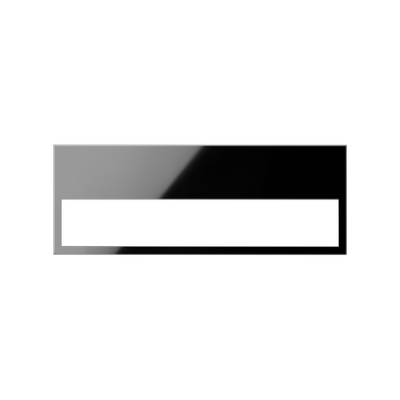 Simon 100 frame minimum 3 elements, black