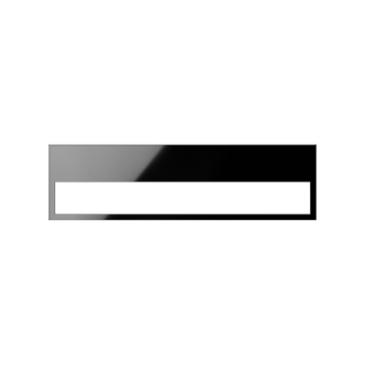 Simon 100 frame minimum 4 elements, black