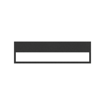 Simon 100 frame minimum 4 elements, black matt
