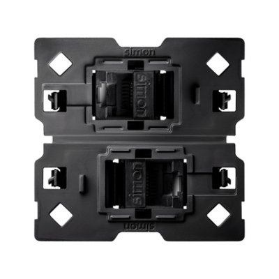 Simon 100 computer socket 2x RJ45 category 6 (mechanism, without mounting frame)