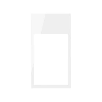 Simon 100 vertical frame minimum 2 elements, white