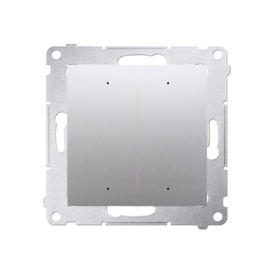 Simon 54 GO single lighting controller [Wi-Fi] - SWITCH D, 2 x 6A, 230V, (module), silver matt metallic