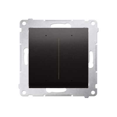 Simon 54 GO single lighting controller [Wi-Fi] - SWITCH D, 2 x 6A, 230V, (module), anthracite metallic