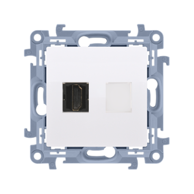 Simon 10 HDMI single socket, white