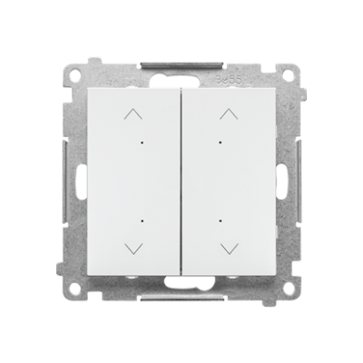 Electronic roller blind switch/push button, 6A