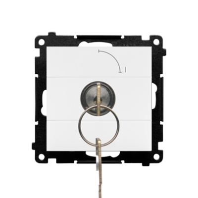 Single switch with a key - 2 positions "0-1", 5A