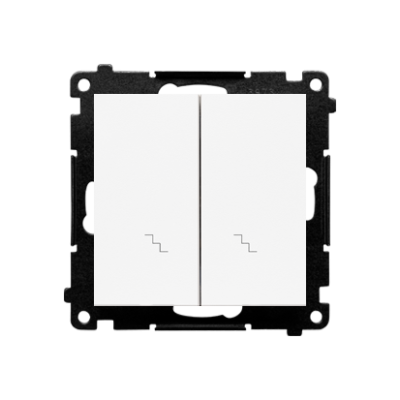 Double two-way switch, 10AX