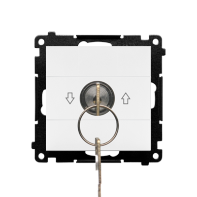Roller blond switch with key, 10A