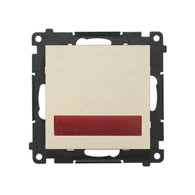 Simon 55 light LED indicator red light, (module), champagne matt