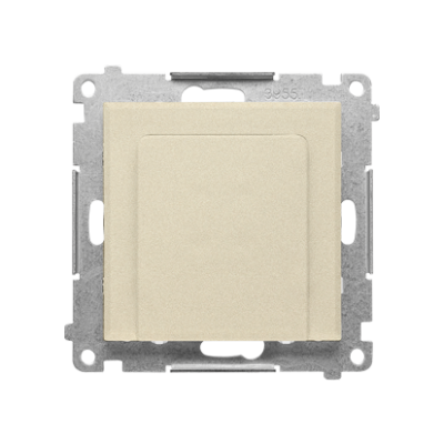 Simon 55 electronic hotel switch with LED backlighting, 16A, champagne matt