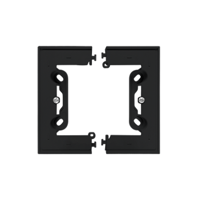 Simon 55 single surface mounted box - for assembly, black matt