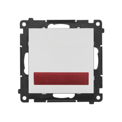 Simon 55 light LED indicator red light, (module), light gray matt
