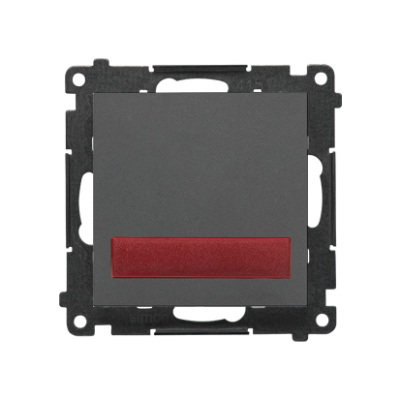 Simon 55 light LED indicator red light, (module), graphite mat