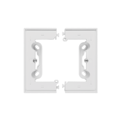 Simon 55 single surface mounted box - for assembly, light gray matt