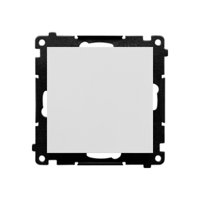 Simon 55 single switch, 10AX, light gray matt