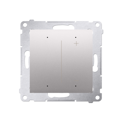 Simon 54 GO LED juostų apšvietimo reguliatorius, 12–24 V, valdomas išmaniuoju telefonu [Wi-Fi], 120 W, (modulis), matinis sidabras, metalizuotas