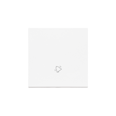 Simon 55 single button for switches and push buttons, white matt