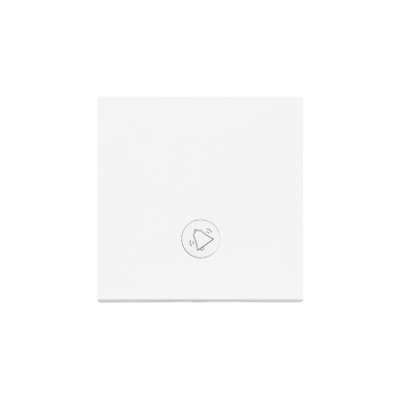 Simon 55 single button for switches and push buttons, white matt