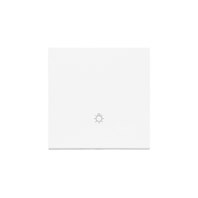 Simon 55 single button for switches and push buttons, white matt