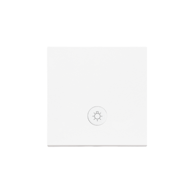 Simon 55 single button for switches and push buttons, white matt