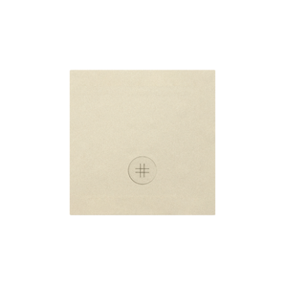 Simon 55 single button for switches and push buttons, champagne matt
