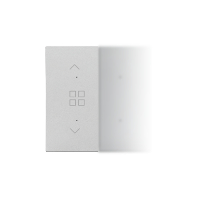 Simon 55 1/2 key with pictogram for electronic products, matt aluminum