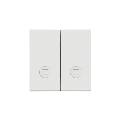 Simon 55 double button for switches and push buttons, light gray matt