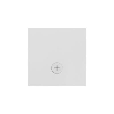 Simon 55 single button for switches and push buttons, light gray matt