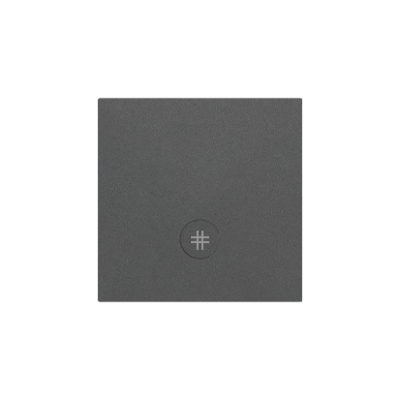 Simon 55 single button for switches and push buttons, graphite mat