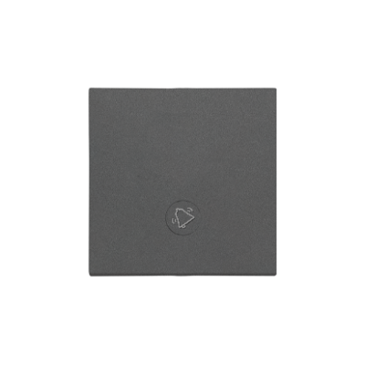 Simon 55 single button for switches and push buttons, graphite mat