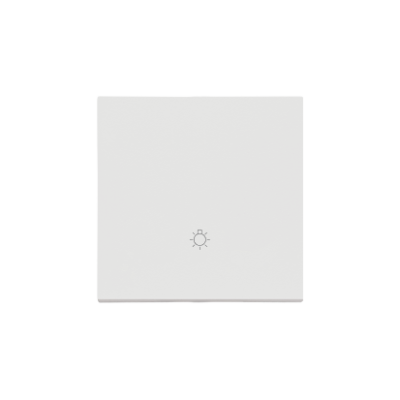 Simon 55 single button for switches and push buttons, light gray matt