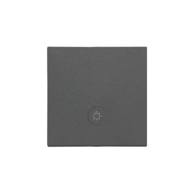 Simon 55 single button for switches and push buttons, graphite mat
