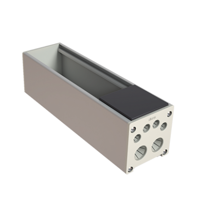 Base, OFIBLOK COMPACT, 3×K45, black