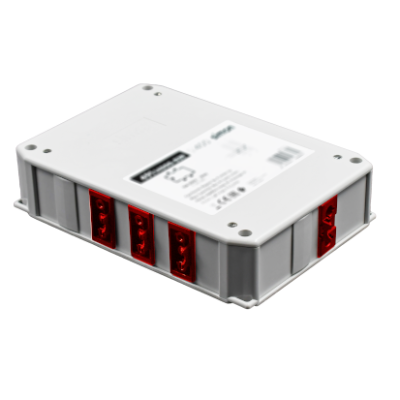 Distribution box, single-phase circuit, stabilized (UPS), 3-pole, Number of inputs: 1, Wieland GST18i® UPS, No. of outputs: 7, 16A, Wieland GST18i® UPS