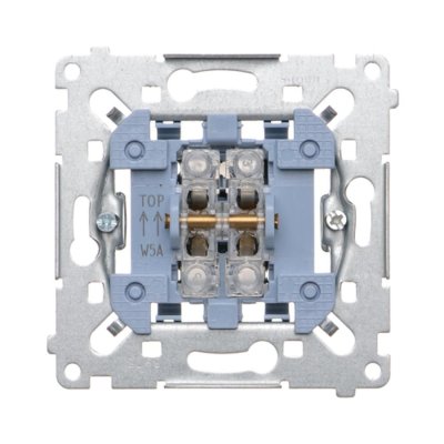 Two gang switch, (Mechanism), 16AX, quick connection