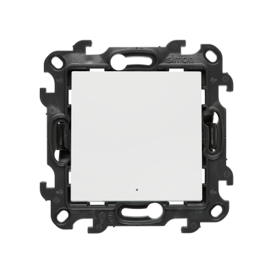 Two-way switch with LED illumination without pictogram, (module), Simon 24, IP20/IP44, 10AX