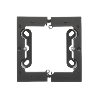 Simon 54 Premium single surface mounted box - for assembly, black matt