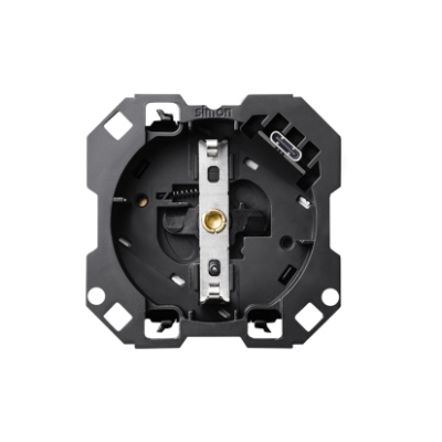 Simon 100 schuko earthed socket and integrated 1xUSB C 30W charger (mechanism, without mounting frame), USB: C, Charging current: 2.1A, 16A