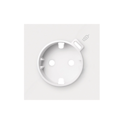 Simon 100 dangtelis elektros lizdui su USB-C įkrovikliu, blizgus, USB: C, balta
