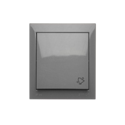 Splash-proof "bell" push button, IP44, 10AX