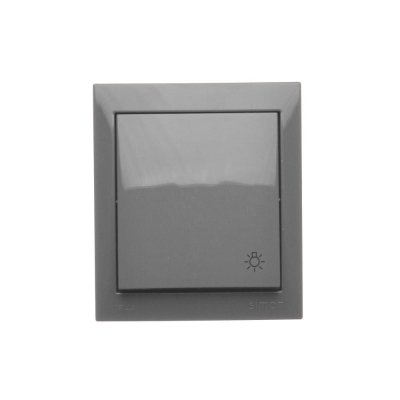 Splash-proof "light" push button, IP44, 10AX